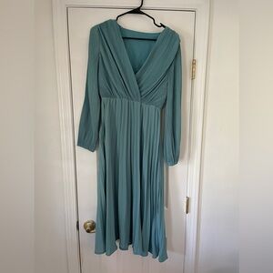 Chicwish blue green dress